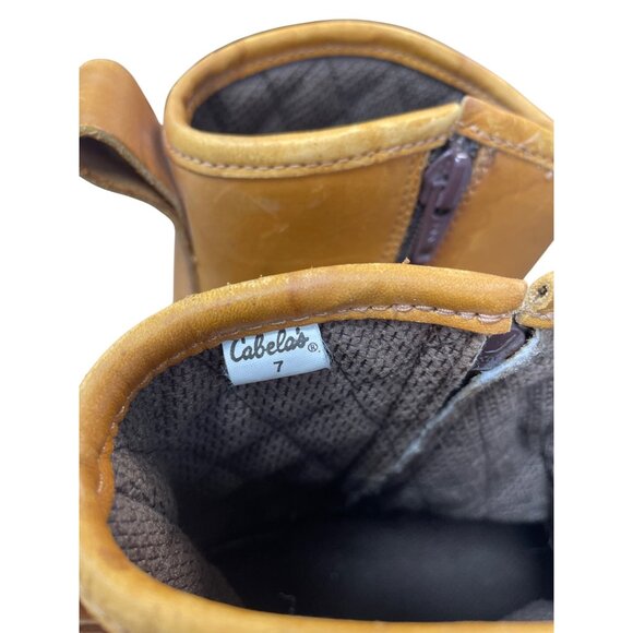 Cabelas Womens Thinsulate Brown Duck Winter Boots Sz 7 SKU 9481 - Picture 6 of 16